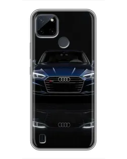 Чохол для Realme C12 з картинкою «Audi — нічне відображення»