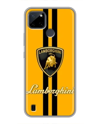 Чохол для Realme C12 з картинкою «Lamborghini Stripe жовтий» Чохол для Realme C12 з картинкою «Lamborghini Stripe жовтий»