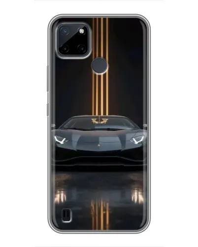 Чохол для Realme C12 з картинкою «Lamborghini золоті лінії» Чохол для Realme C12 з картинкою «Lamborghini золоті лінії»
