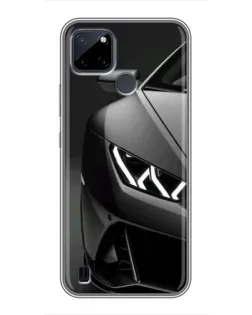 Чохол для Realme C12 з картинкою «Lamborghini фари деталізація»
