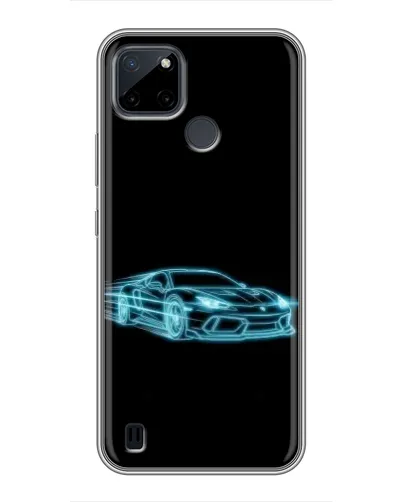 Чохол для Realme C12 з картинкою «Неоновий контур Lamborghini» Чохол для Realme C12 з картинкою «Неоновий контур Lamborghini»