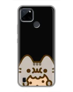 Чохол для Realme C12 з картинкою «Пушин на чорному» Чохол для Realme C12 з картинкою «Пушин на чорному»
