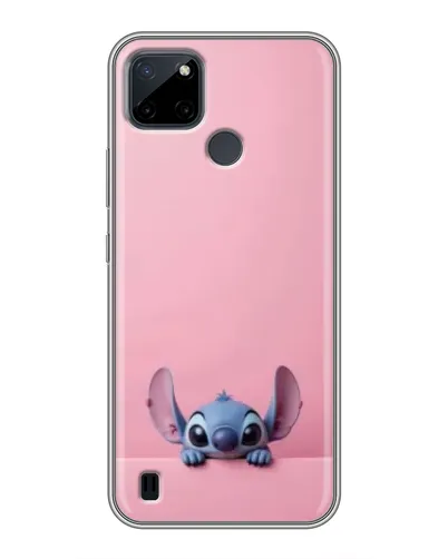 Чехол для Realme C12 с картинкой «Stitch выглядывает»