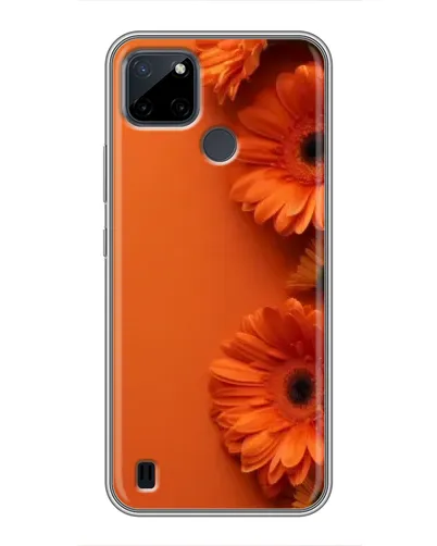 Чохол для Realme C12 з картинкою «Помаранчеві гербери»