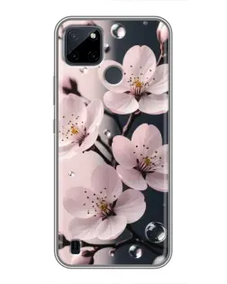 Чохол для Realme C12 з картинкою «Ніжня сакура та краплі» Чохол для Realme C12 з картинкою «Ніжня сакура та краплі»