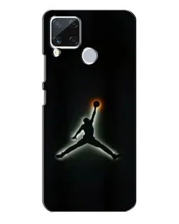 Чехол для Realme C15 с картинкой «Jordan Gradient Logo»