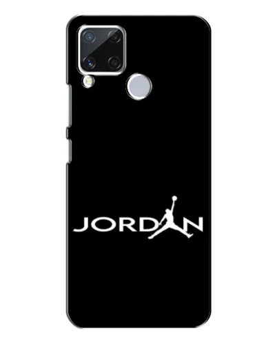 Чехол для Realme C15 с картинкой «Jordan White Logo» Чехол для Realme C15 с картинкой «Jordan White Logo»