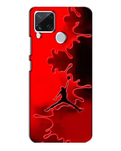 Чехол для Realme C15 с картинкой «Jordan Red Smoke» Чехол для Realme C15 с картинкой «Jordan Red Smoke»
