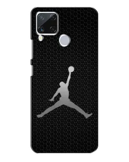 Чехол для Realme C15 с картинкой «Jordan Dark Carbon»