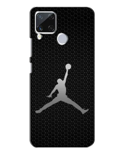 Чехол для Realme C15 с картинкой «Jordan Dark Carbon» Чехол для Realme C15 с картинкой «Jordan Dark Carbon»