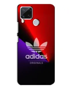 Чехол для Realme C15 с картинкой «Adidas Red Neon»
