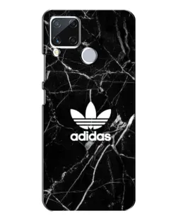 Чохол для Realme C15 з картинкою «Білий мармур Adidas»