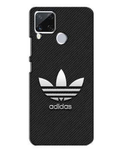 Чохол для Realme C15 з картинкою «Adidas Карбонова текстура»