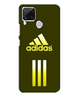Чохол для Realme C15 з картинкою «Оливковий градієнт Adidas»