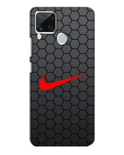 Чохол для Realme C15 з картинкою «Nike — карбонова сітка» Чохол для Realme C15 з картинкою «Nike — карбонова сітка»
