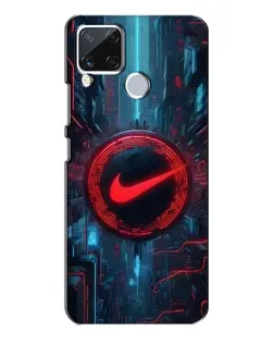 Чохол для Realme C15 з картинкою «Техногенний стиль Nike»