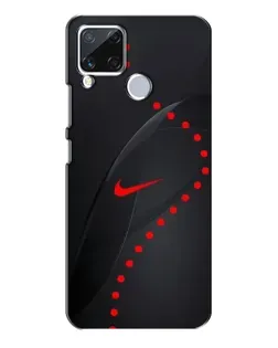 Чохол для Realme C15 з картинкою «Абстрактний дизайн Nike»