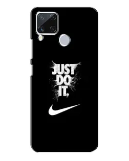 Чохол для Realme C15 з картинкою «Текстовий принт Nike»