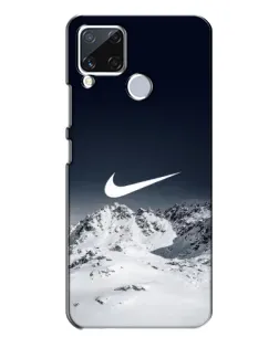 Чохол для Realme C15 з картинкою «Nike — зимові гори»