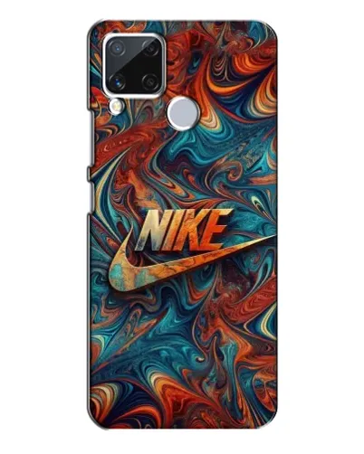 Чохол для Realme C15 з картинкою «Nike в абстракції» Чохол для Realme C15 з картинкою «Nike в абстракції»