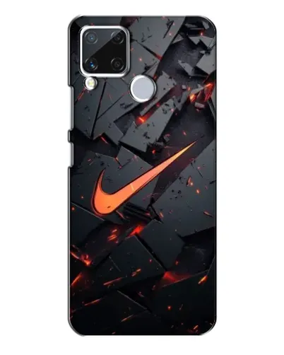 Чохол для Realme C15 з картинкою «Nike — ефект розломів» Чохол для Realme C15 з картинкою «Nike — ефект розломів»