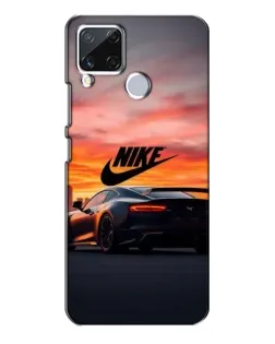 Чохол для Realme C15 з картинкою «Nike та суперкар»