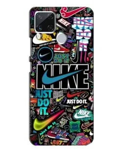 Чохол для Realme C15 з картинкою «Яскравий колаж Nike» Чохол для Realme C15 з картинкою «Яскравий колаж Nike»