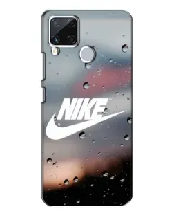 Чехол для Realme C15 с картинкой «Nike в стиле ретро»