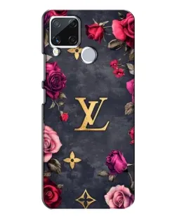 Чехол для Realme C15 с картинкой «Цветочный Louis Vuitton»