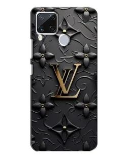 Чохол для Realme C15 з картинкою «Шкіряна текстура LV»