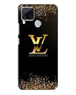 Чохол для Realme C15 з картинкою «LV — золоті іскри»