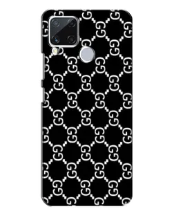 Чехол для Realme C15 с картинкой «Gucci — сетчатый паттерн»