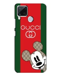 Чохол для Realme C15 з картинкою «Gucci — смуги та Міккі»