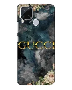 Чохол для Realme C15 з картинкою «Абстрактні квіти Gucci»