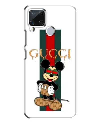 Чохол для Realme C15 з картинкою «Міккі Маус Gucci — смуги» Чохол для Realme C15 з картинкою «Міккі Маус Gucci — смуги»