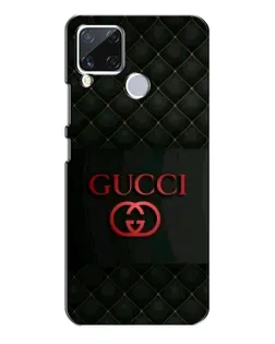 Чохол для Realme C15 з картинкою «Gucci — стьобаний чорний»