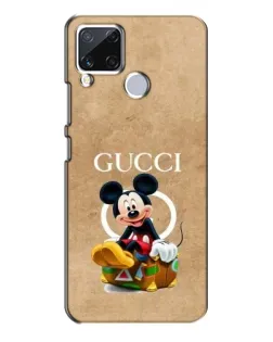 Чохол для Realme C15 з картинкою «Міккі Маус Gucci — крафт»
