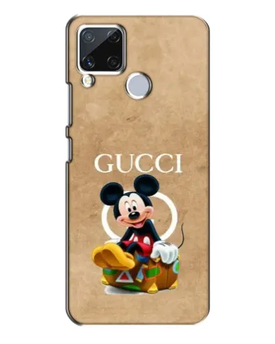 Чохол для Realme C15 з картинкою «Міккі Маус Gucci — крафт» Чохол для Realme C15 з картинкою «Міккі Маус Gucci — крафт»