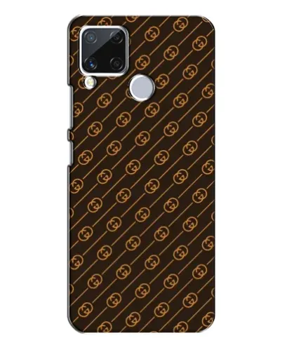 Чохол для Realme C15 з картинкою «Gucci — золоті діагоналі» Чохол для Realme C15 з картинкою «Gucci — золоті діагоналі»