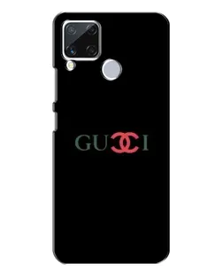 Чохол для Realme C15 з картинкою «Gucci — червоний градієнт»