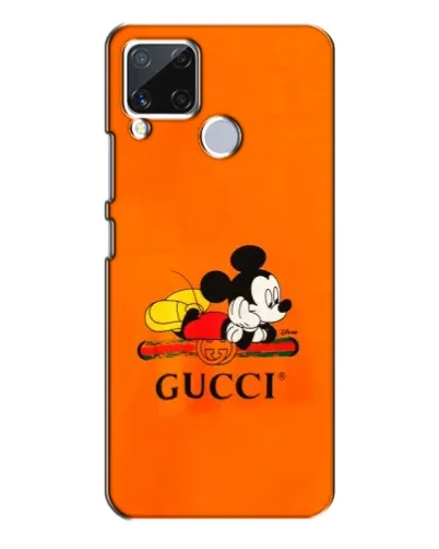 Чохол для Realme C15 з картинкою «Міккі Маус Gucci — помаранч» Чохол для Realme C15 з картинкою «Міккі Маус Gucci — помаранч»