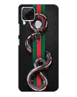 Чохол для Realme C15 з картинкою «Gucci — змія на смузі»