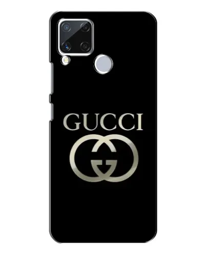 Чехол для Realme C15 с картинкой «Gucci — золото на черном» Чехол для Realme C15 с картинкой «Gucci — золото на черном»