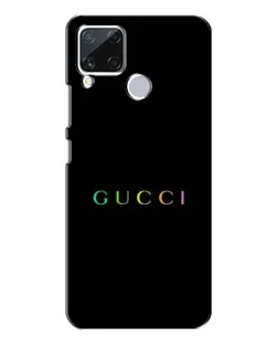 Чохол для Realme C15 з картинкою «Gucci — неоновий мінімалізм»