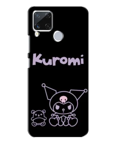 Чехол для Realme C15 с картинкой «Kuromi — черный минимализм» Чехол для Realme C15 с картинкой «Kuromi — черный минимализм»
