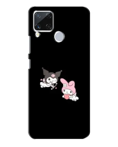 Чехол для Realme C15 с картинкой «My Melody и Kuromi» Чехол для Realme C15 с картинкой «My Melody и Kuromi»
