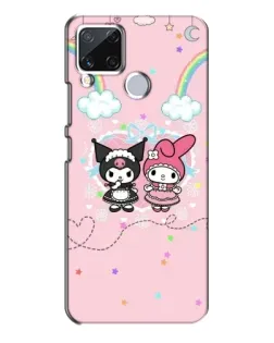 Чехол для Realme C15 с картинкой «My Melody и Kuromi»