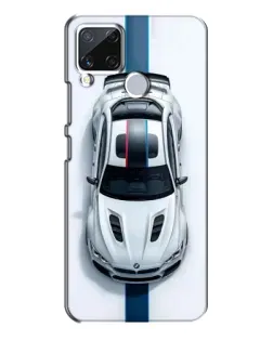 Чехол для Realme C15 с картинкой «Вид сверху — BMW M»