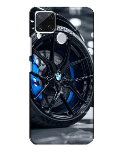 Чехол для Realme C15 с картинкой «Колесо BMW вблизи» Чехол для Realme C15 с картинкой «Колесо BMW вблизи»
