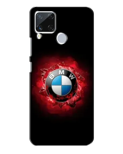 Чехол для Realme C15 с картинкой «Логотип BMW — вспышка» Чехол для Realme C15 с картинкой «Логотип BMW — вспышка»
